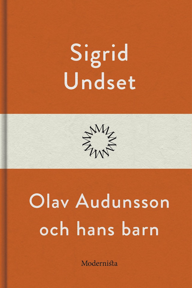 Kirjankansi teokselle Olav Audunsson och hans barn