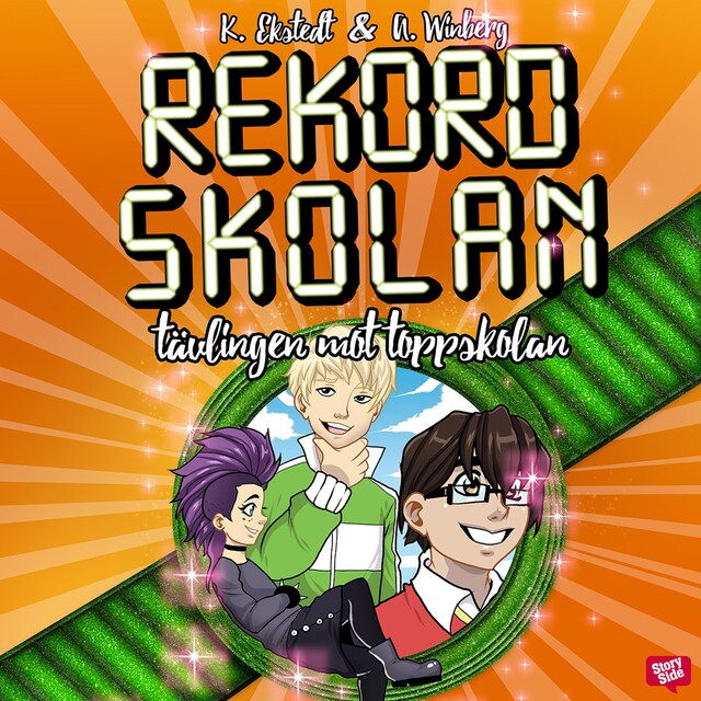 Book cover for Rekordskolan 3: Tävlingen mot toppskolan