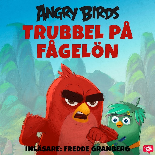 Book cover for Angry Birds - Trubbel på Fågelön