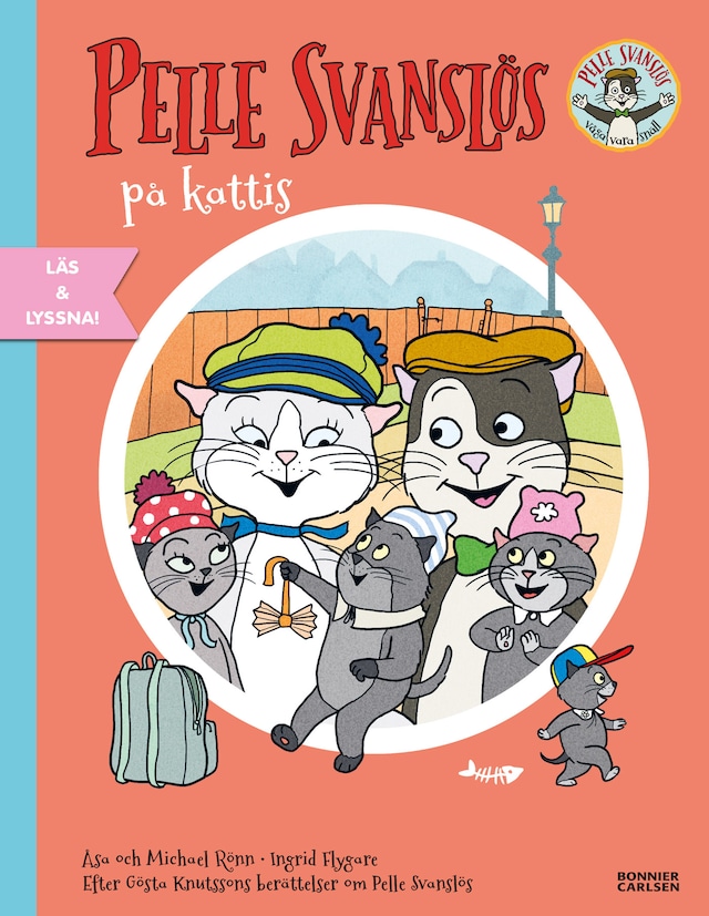 Book cover for Pelle Svanslös på kattis (e-bok + ljud)