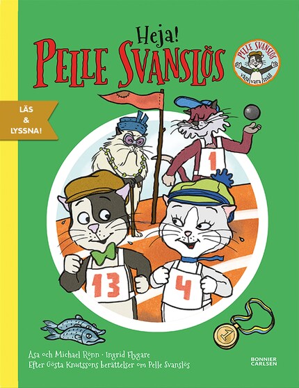 Heja, Pelle Svanslös! (e-bok + ljud) bookCoverFor
