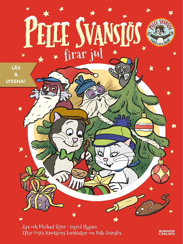 Book cover for Pelle Svanslös firar jul