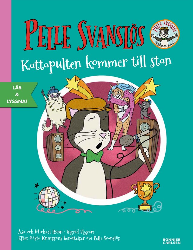 Book cover for Pelle Svanslös: Kattapulten kommer till stan (e-bok + ljud) : En av berättelserna från boken "Berättelser om Pelle Svanslös"