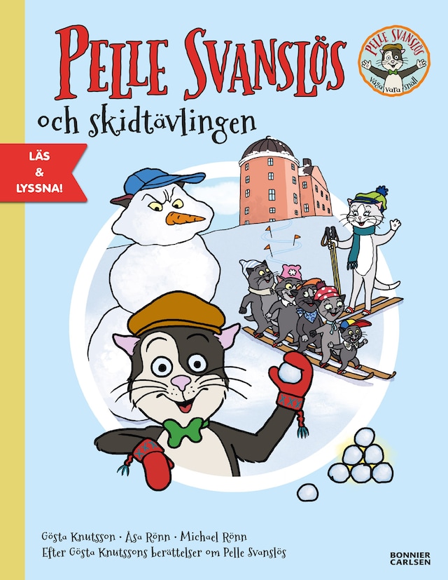 Okładka książki dla Pelle Svanslös och skidtävlingen