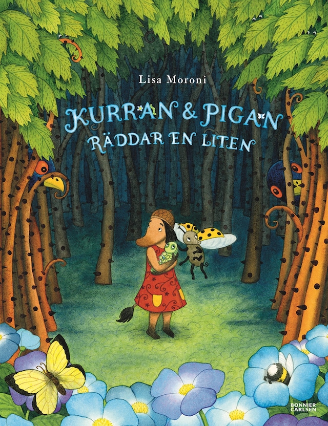 Book cover for Kurran och Pigan räddar en liten