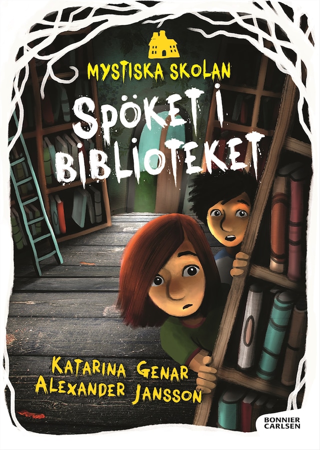 Couverture de livre pour Spöket i biblioteket