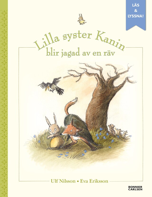 Couverture de livre pour När lilla syster Kanin blev jagad av en räv (e-bok + ljud)