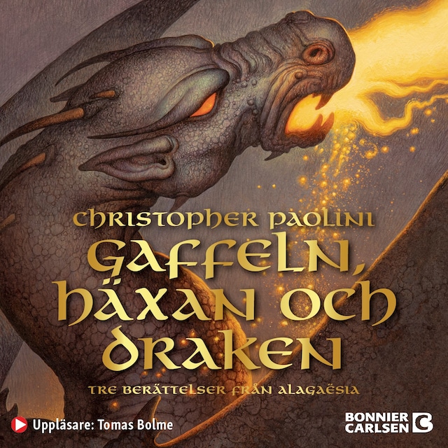 Buchcover für Gaffeln, häxan och draken : Tre berättelser från Alagaësia