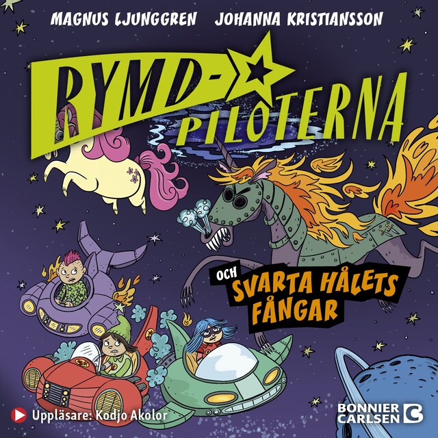 Okładka książki dla Rymdpiloterna och svarta hålets fångar