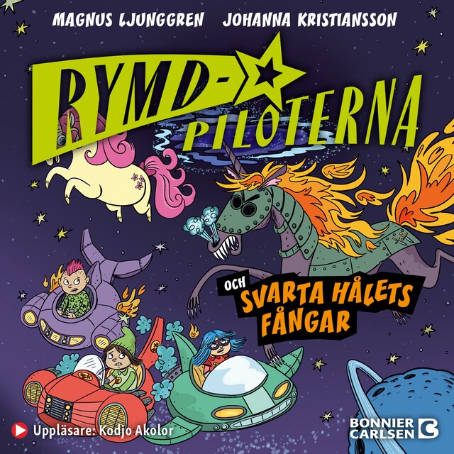 Book cover for Rymdpiloterna och svarta hålets fångar