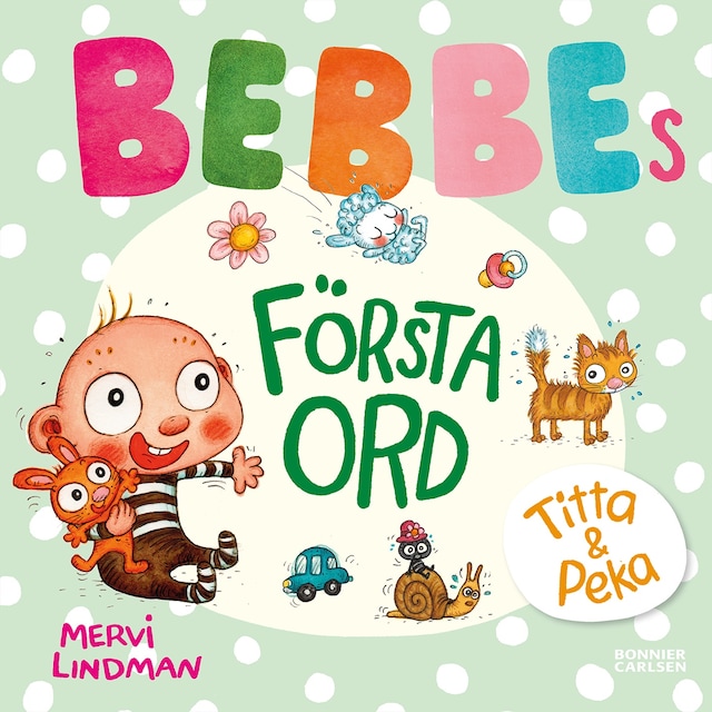 Book cover for Bebbes första ord