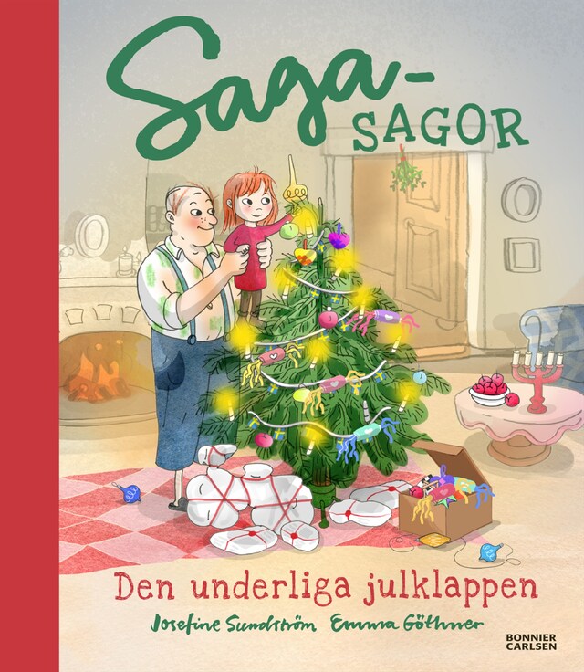 Kirjankansi teokselle Den underliga julklappen