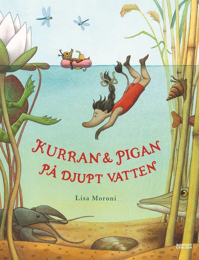 Book cover for Kurran och Pigan på djupt vatten