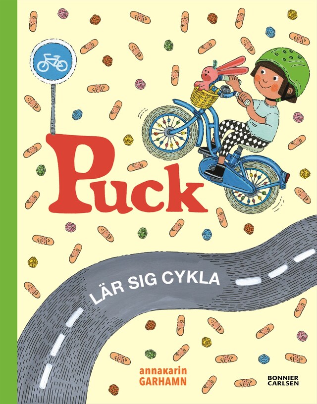 Kirjankansi teokselle Puck lär sig cykla