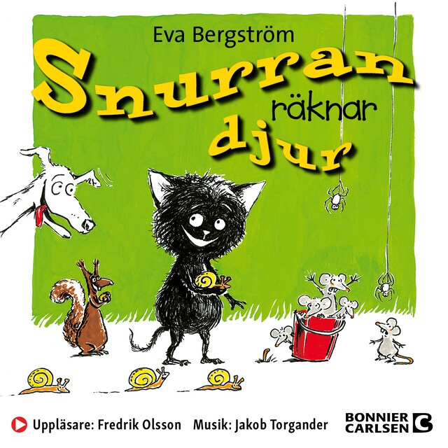 Book cover for Snurran räknar djur