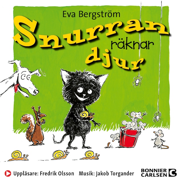 Buchcover für Snurran räknar djur