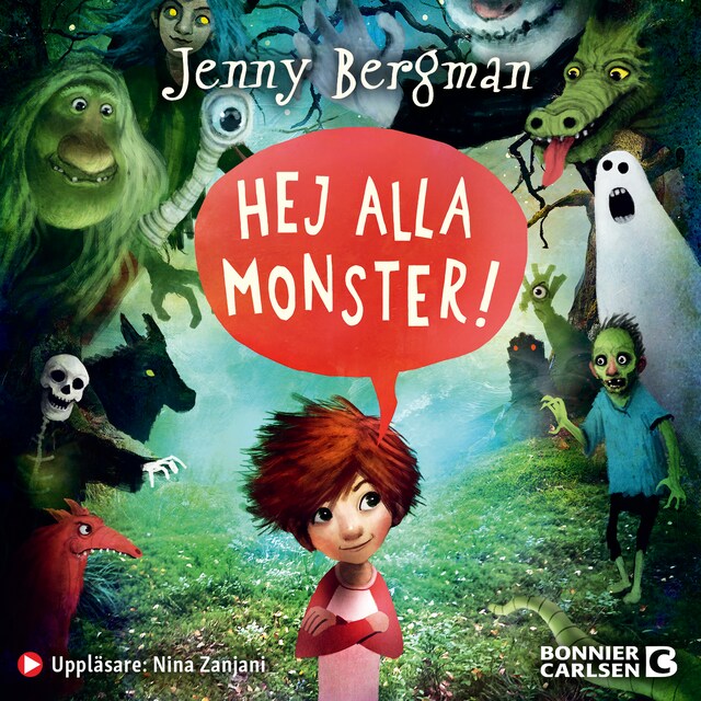 Book cover for Hej alla monster!