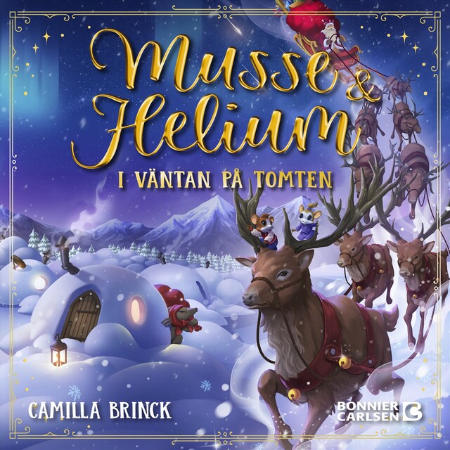 Buchcover für Jul med Musse & Helium. I väntan på tomten