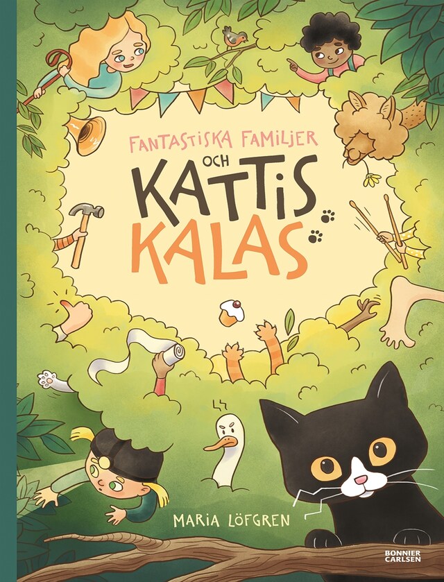 Bogomslag for Fantastiska familjer och Kattis kalas