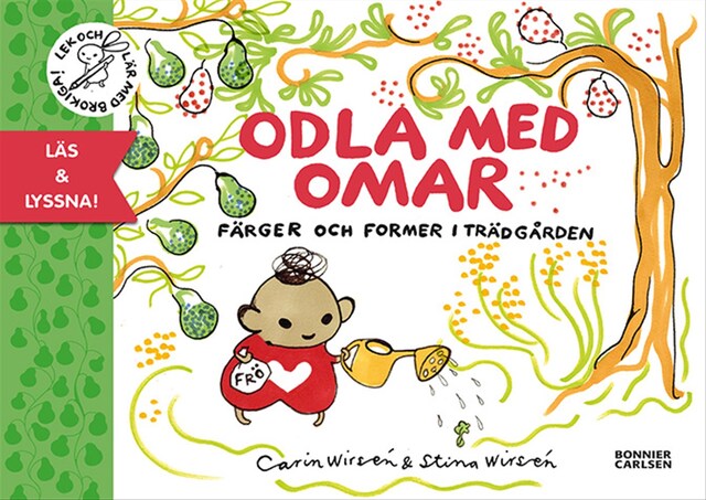 Book cover for Odla med Omar (e-bok+ljud) : färger och former i trädgården