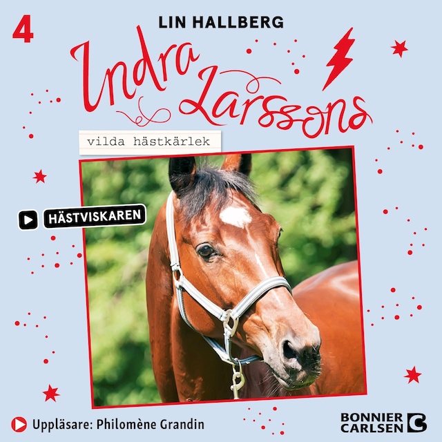 Book cover for Indra Larssons vilda hästkärlek