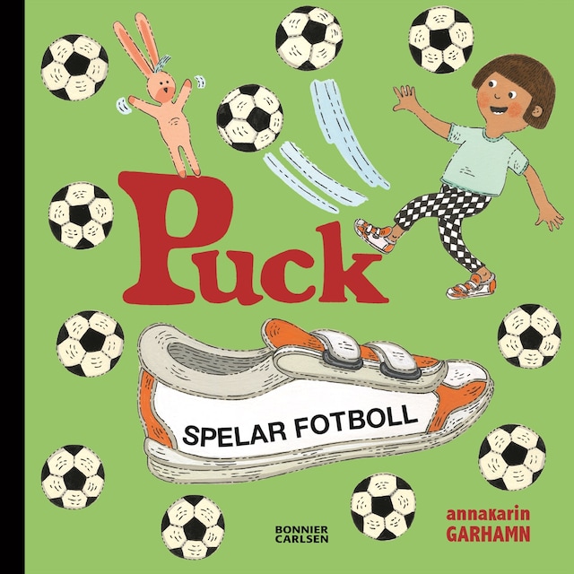 Couverture de livre pour Puck spelar fotboll