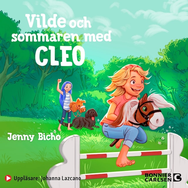 Book cover for Vilde och sommaren med Cleo