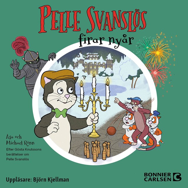 Couverture de livre pour Pelle Svanslös firar nyår