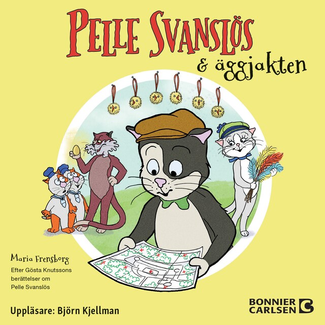 Couverture de livre pour Pelle Svanslös och äggjakten