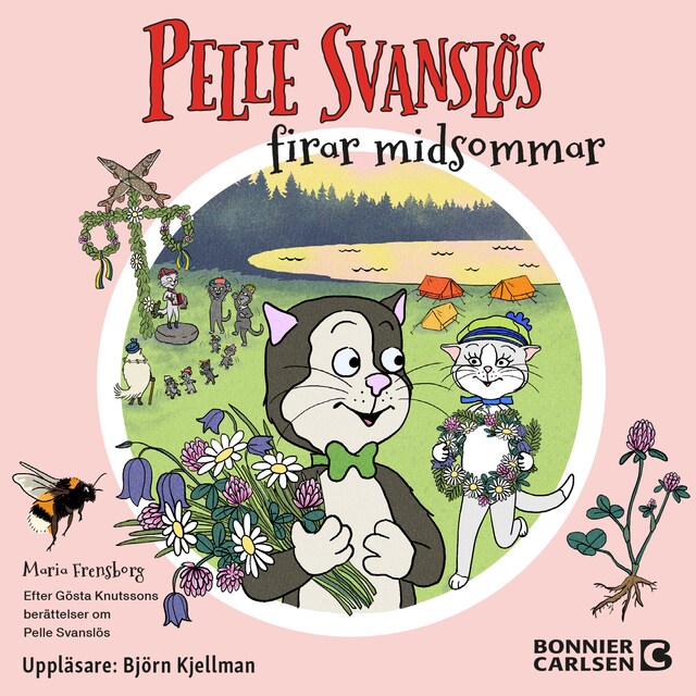 Book cover for Pelle Svanslös firar midsommar