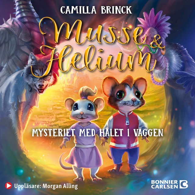 Buchcover für Musse & Helium. Mysteriet med hålet i väggen