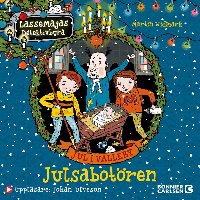 Bogomslag for Jul i Valleby. Julsabotören