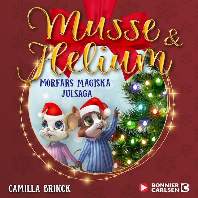 Book cover for Jul med Musse & Helium. En magisk julsaga