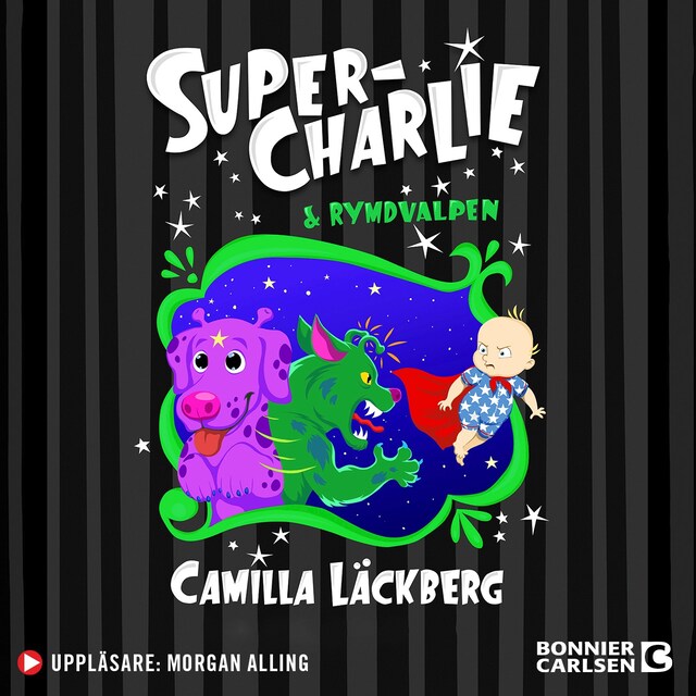 Book cover for Super-Charlie och rymdvalpen