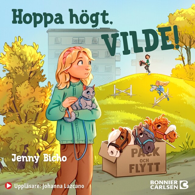 Portada de libro para Hoppa högt, Vilde!
