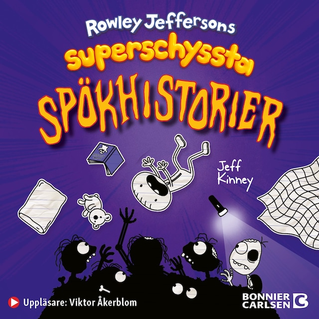 Book cover for Rowley Jeffersons superschyssta spökhistorier