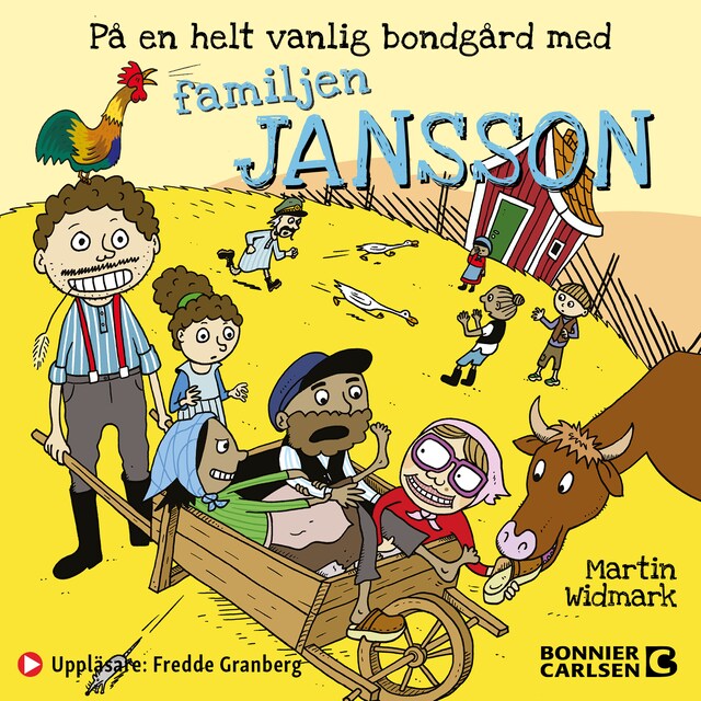 Bokomslag for På en helt vanlig bondgård med familjen Jansson