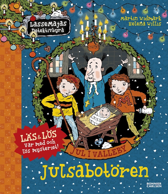 Bogomslag for Jul i Valleby. Julsabotören