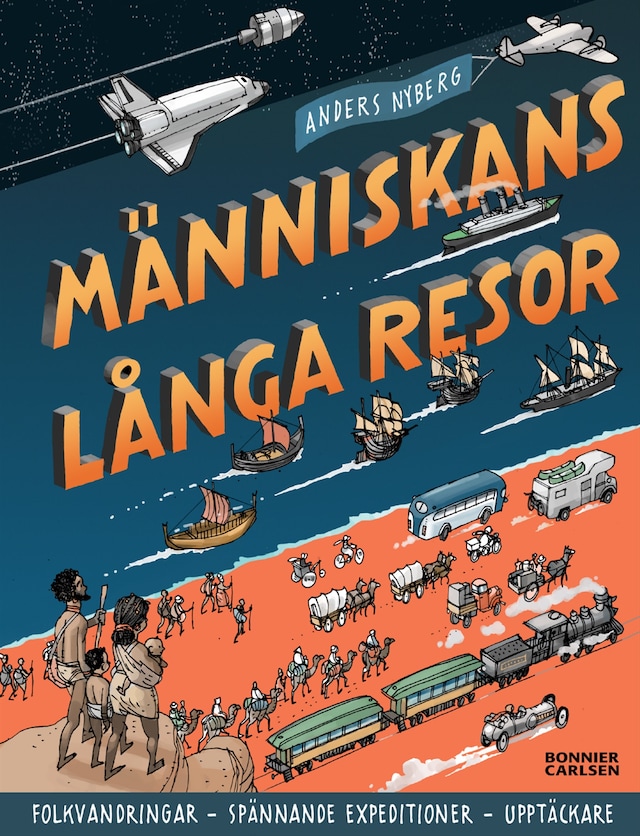 Copertina del libro per Människans långa resor