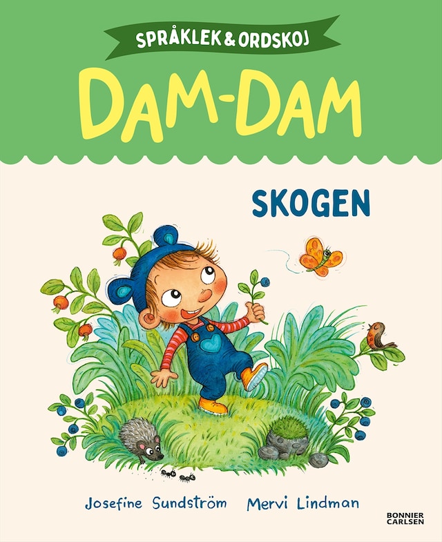 Buchcover für Språklek och ordskoj med Dam-Dam. Skogen