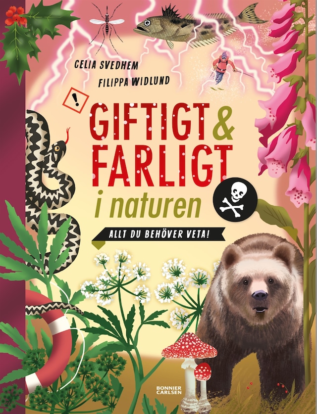 Book cover for Giftigt och farligt i naturen : alt du behöver veta