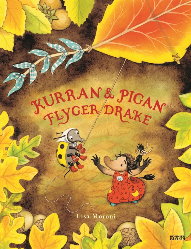 Portada de libro para Kurran och Pigan flyger drake