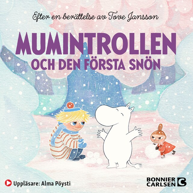 Buchcover für Mumintrollen och den första snön