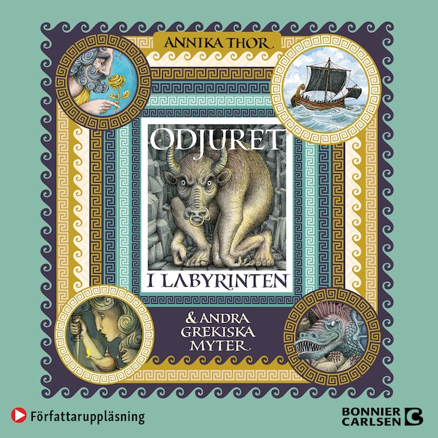 Portada de libro para Odjuret i labyrinten och andra grekiska myter