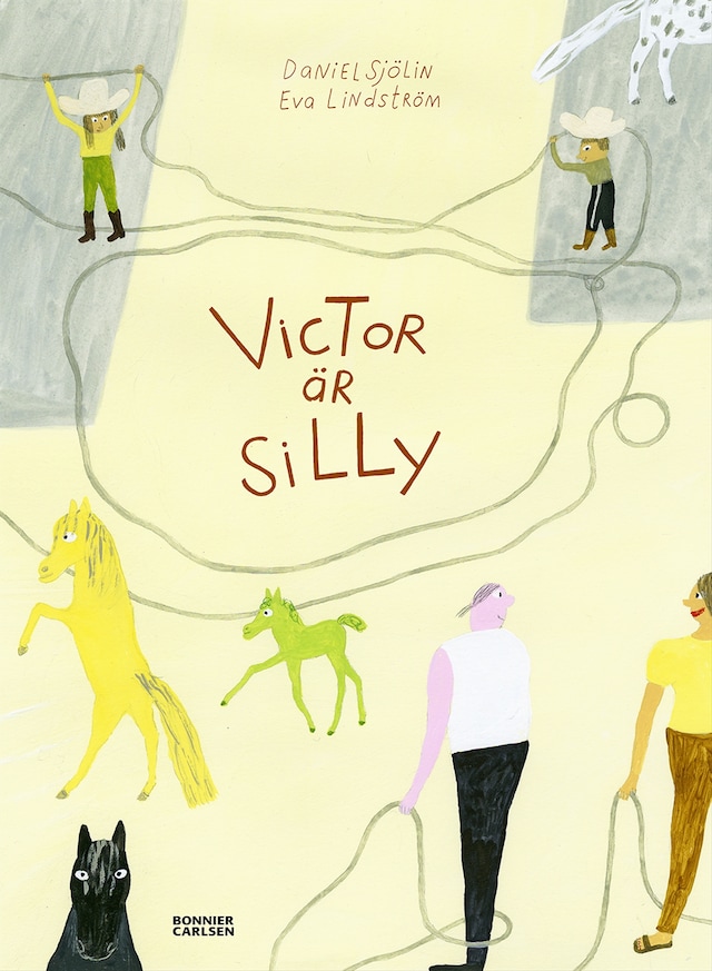 Book cover for Victor är silly