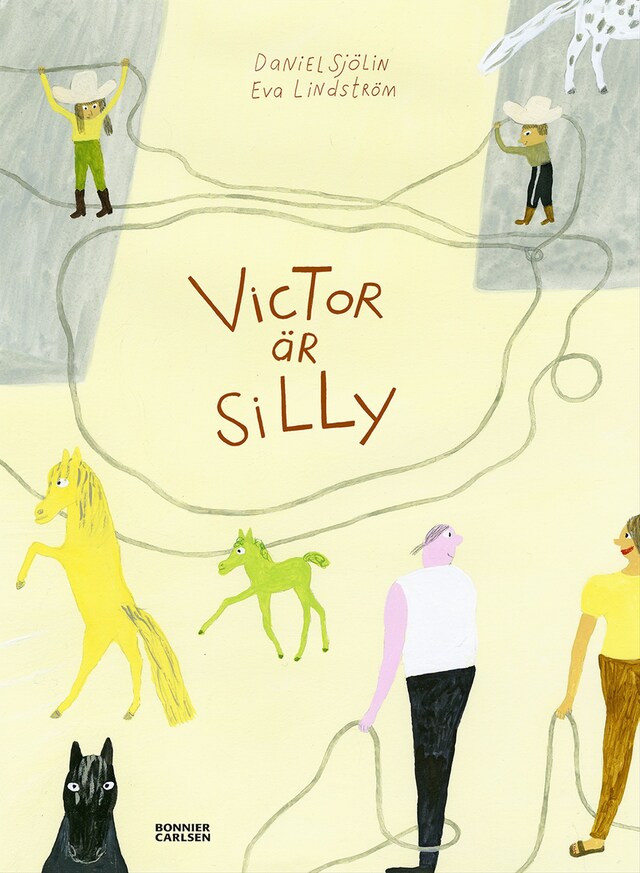 Copertina del libro per Victor är silly