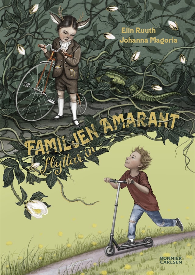 Book cover for Familjen Amarant flyttar in