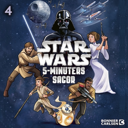 Flykten från Darth Vader. Fjärde berättelsen ur Star Wars 5-minuterssagor bookCoverFor
