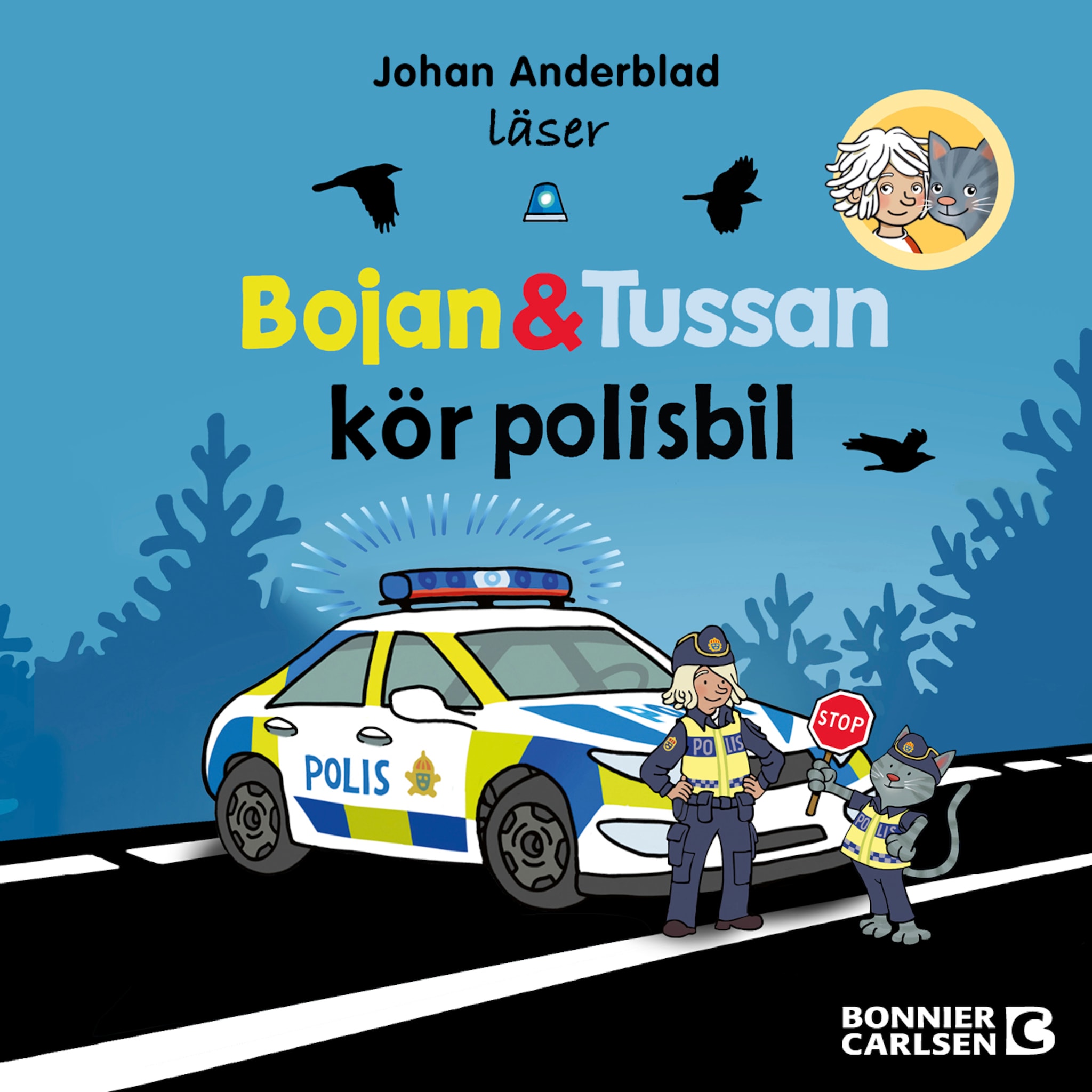 Bojan och Tussan kör polisbil