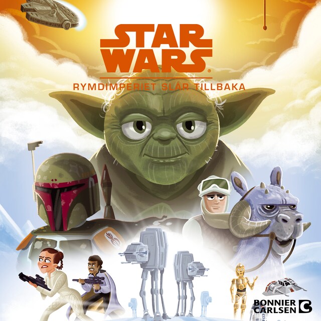 Book cover for Star Wars. Rymdimperiet slår tillbaka. Episod V